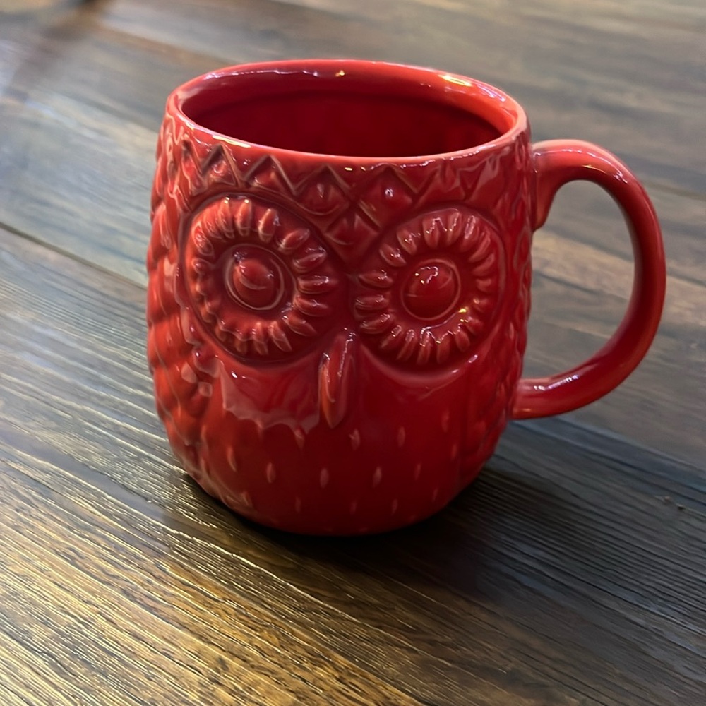 Red owl coffee mug home essentials